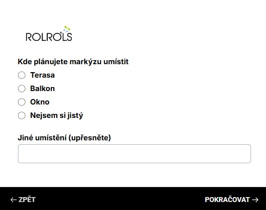 Ukázka formuláře
